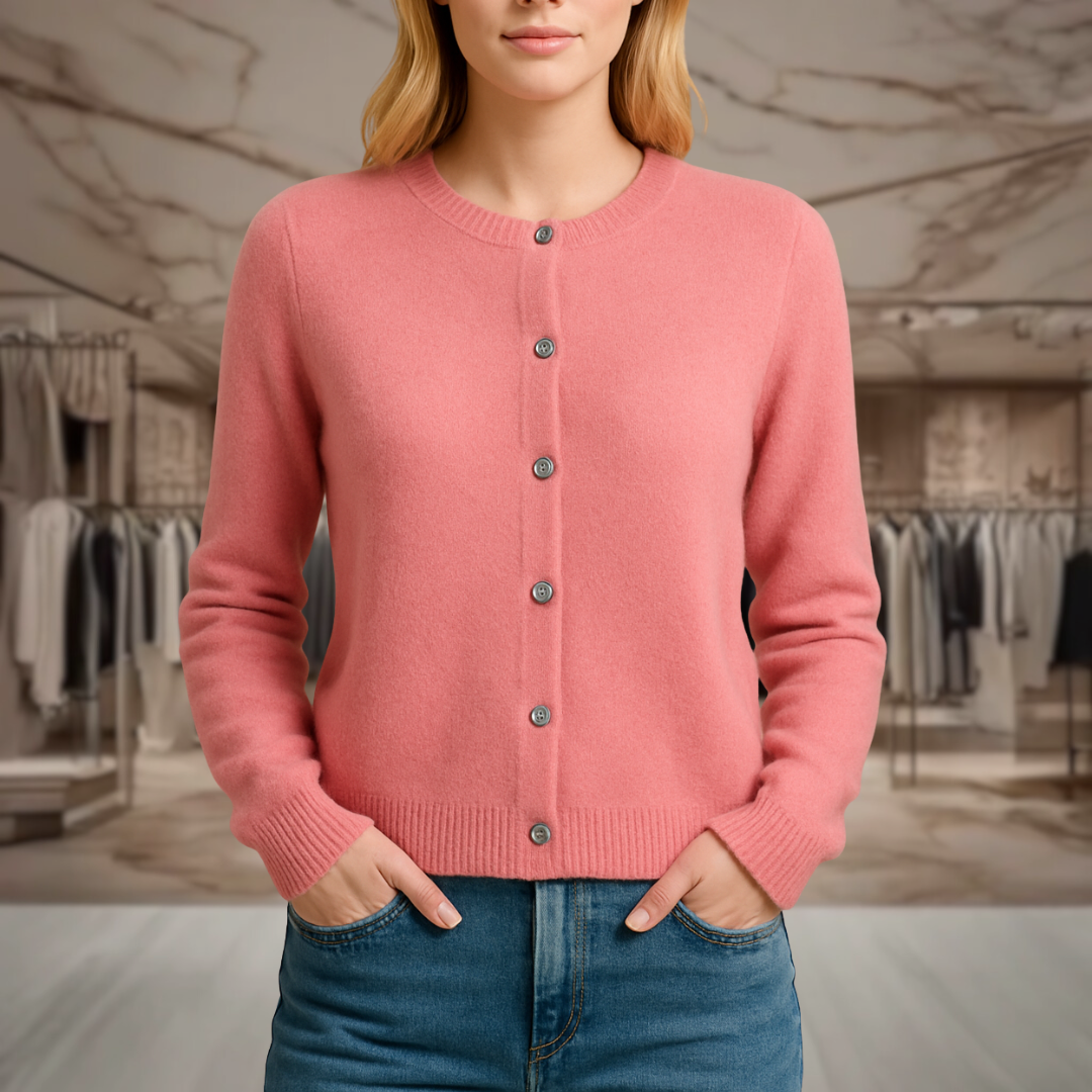 Women’s Cashmere Button Up Cardigan | Alexa