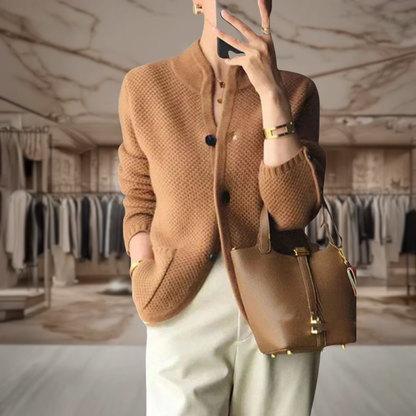 Women’s Cashmere Button Front Cardigan | Zoey