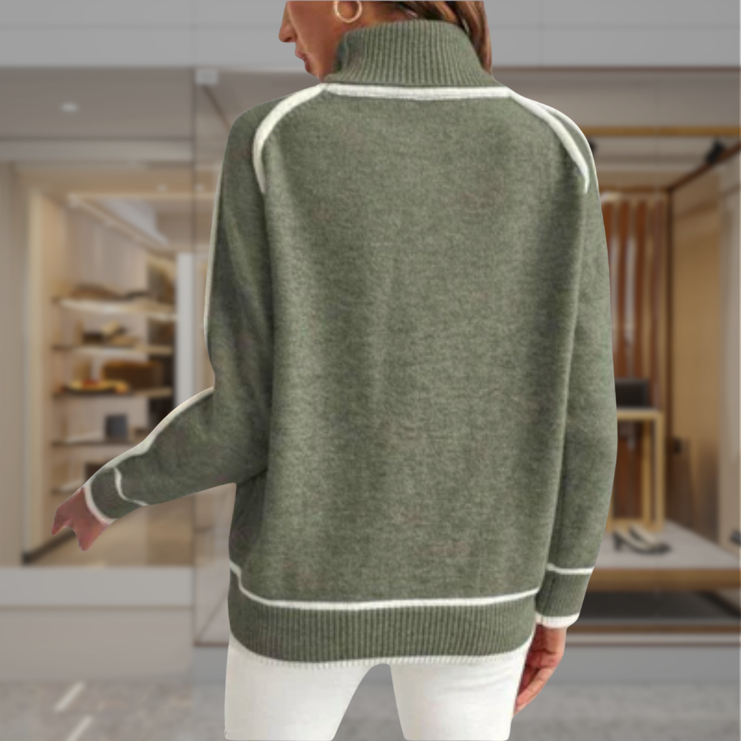 Women’s Merino Wool Turtleneck Sweater | Kayla