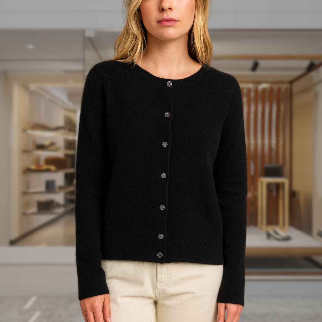 Women’s Cashmere Button Up Cardigan | Alexa